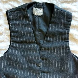 Pin stripe vest